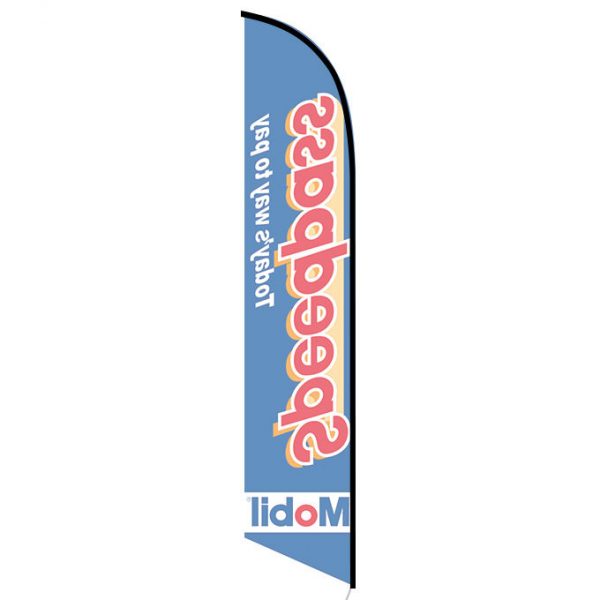 Mobil Speedpass feather flag