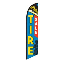 Tire Sale Feather Flag