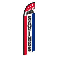 Huge Savings Feather Flag