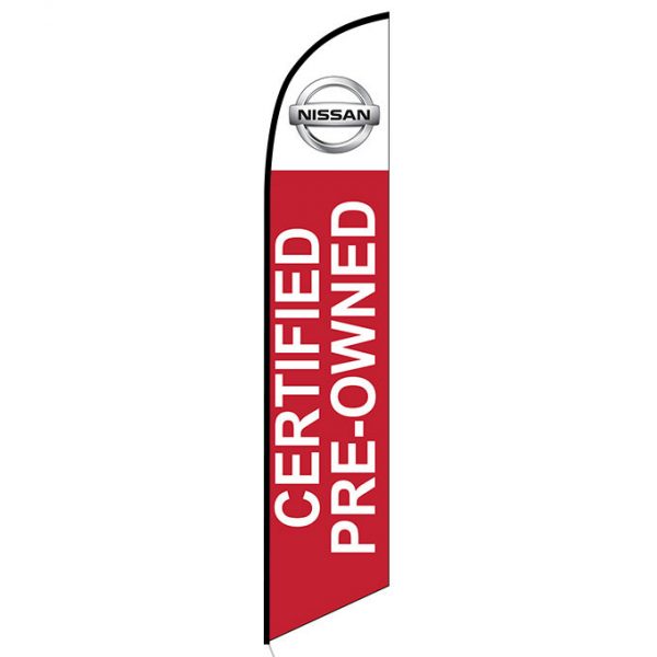 Nissan CPO feather flag