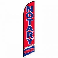 Notary Public feather flag