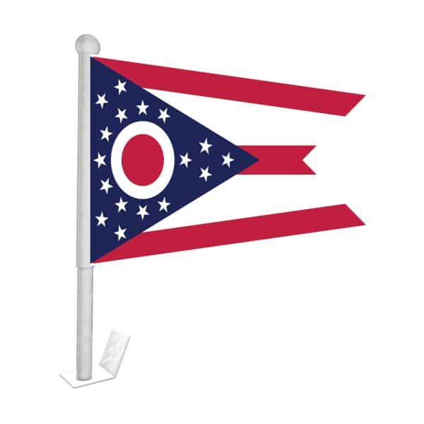 ohio state car flag