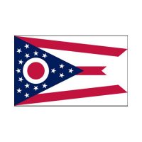 Ohio State 3×5 flag