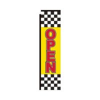 Open Checkered Rectangle Flag