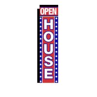 Open House Rectangle Banner Flag