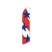 Patriotic Stars Feather Flag