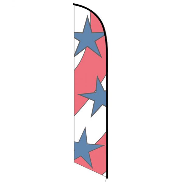 Patriotic decoration feather flag