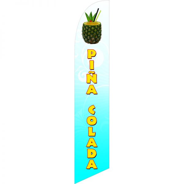 Pina Colada Feather Flag