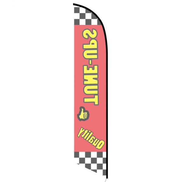 Quality Tune-ups Feather Flag FFN-5134 back