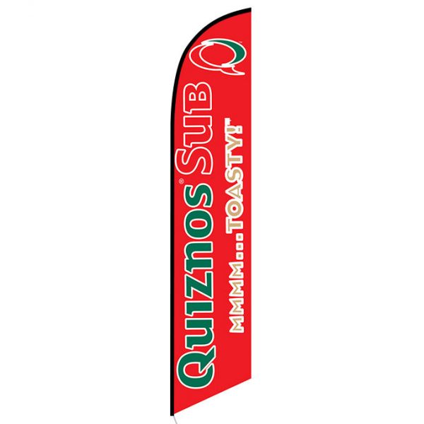 Quiznos banner flag