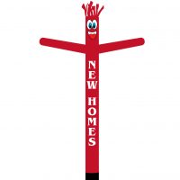 New Homes (Red) Inflatable Tube Man | 18ft Air Powered Outdoor Dancer Guy