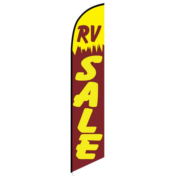 RV Sale feather flag