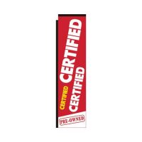 Certified Pre-owned rectangle flag