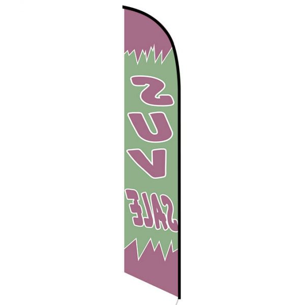 SUV Sale feather flag