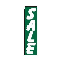 Sale green rectangle flag