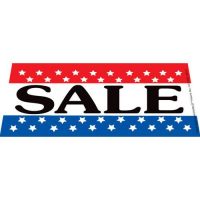 Sale Patriotic Windshield Banner