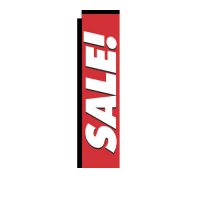 Sale Rectangle Banner Flag