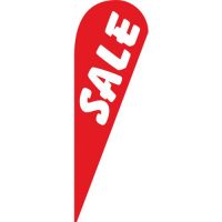 Sale red Teardrop Flag