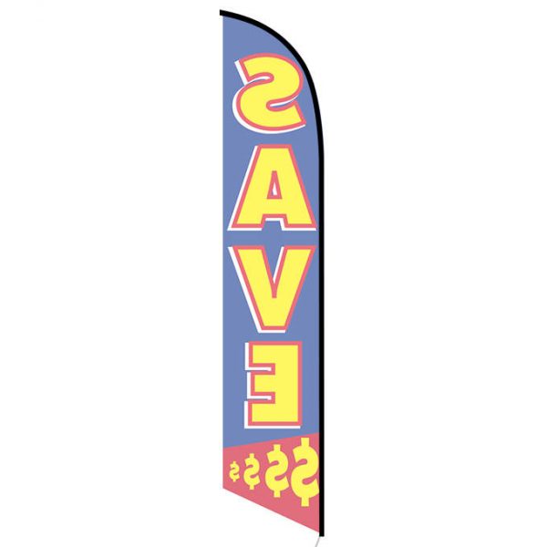 Save Money $$$$ feather flag