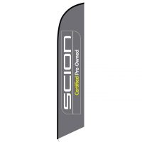 Scion CPO feather flag