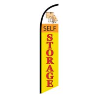 Self Storage Yellow Feather Flag