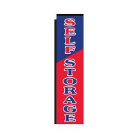 Self Storage Red Rectangle Flag