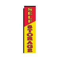 Self Storage Yellow Rectangle Flag