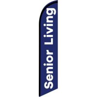 Senior Living Feather Flag