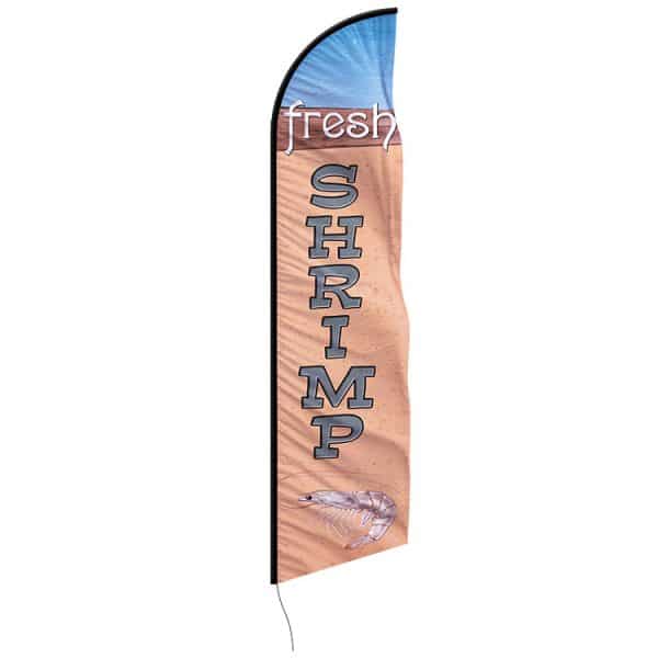 Shrimp-feather-flags---custom-12ft-feather-flags