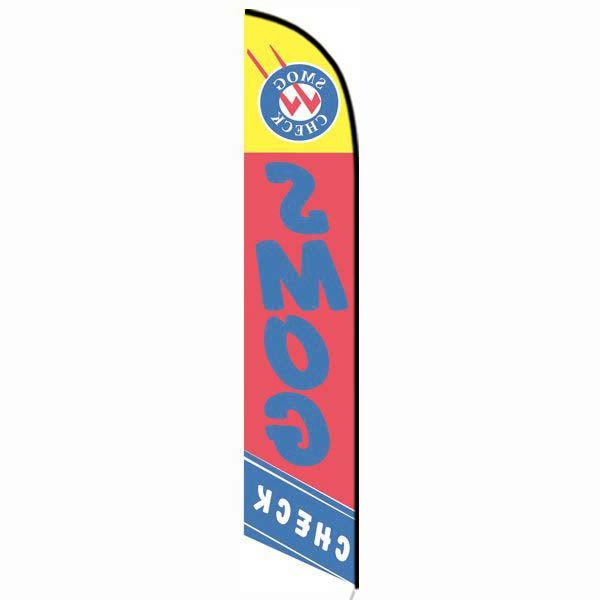 Smog Check Swooper Flag