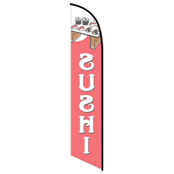 Sushi Feather Flag