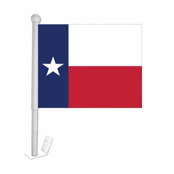 texas state car flag