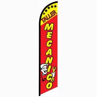 Taller Mecanico feather flag