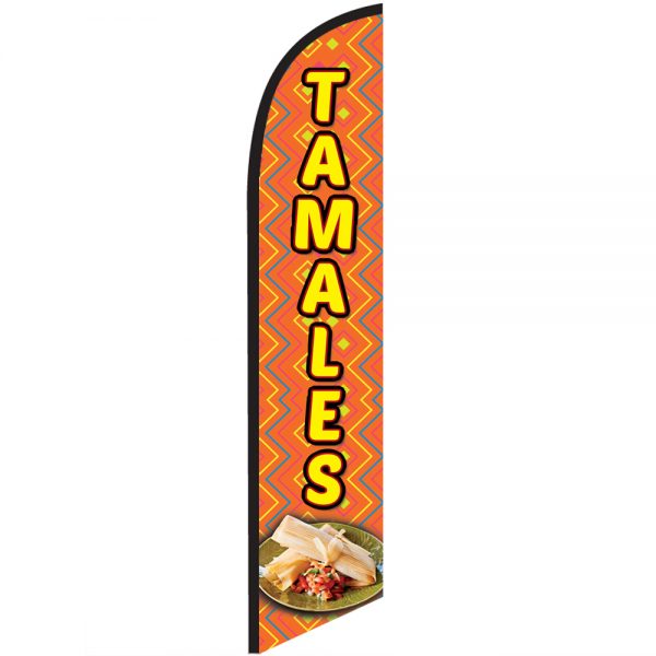 Tamales Feather Flag Banner