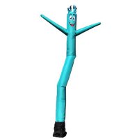 Teal Inflatable Tube Man | 18ft Air Powered Dancer Guy