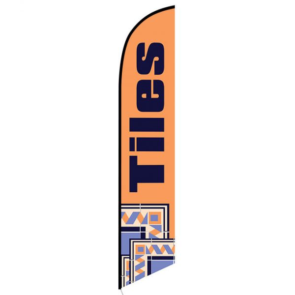 Tiles sale banner flag