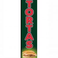 Tortas Rectangle Banner Flag