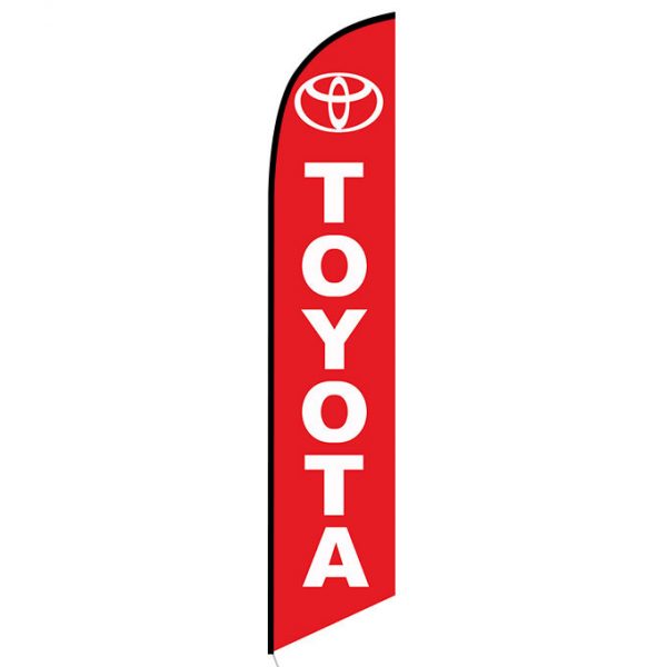 Toyota feather flag