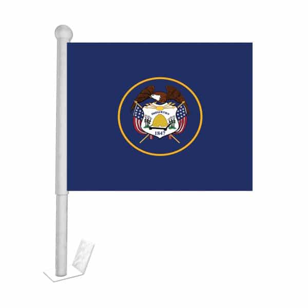 utah state car flag