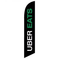 Uber Eats Flag Kit with Ground Stake