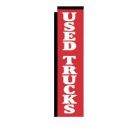 Used Trucks Rectangle Flag Banner