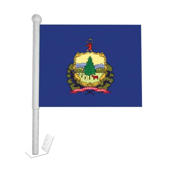 vermont state car flag