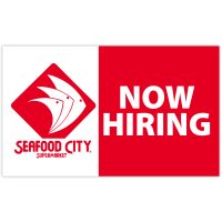 Seafood City Now Hiring Vinyl Banner