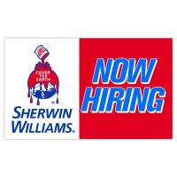 Sherwin Williams Now Hiring Vinyl Banner