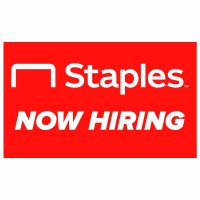 Staples Now Hiring Vinyl Banner