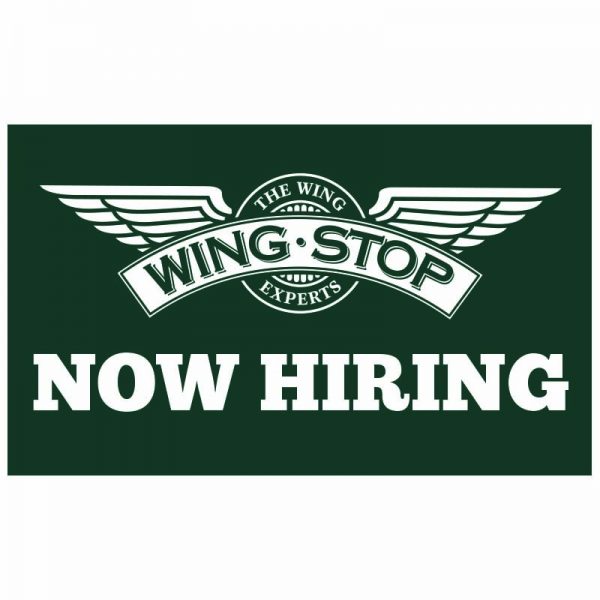 VINYL 3x5 Now Hiring Wingstop