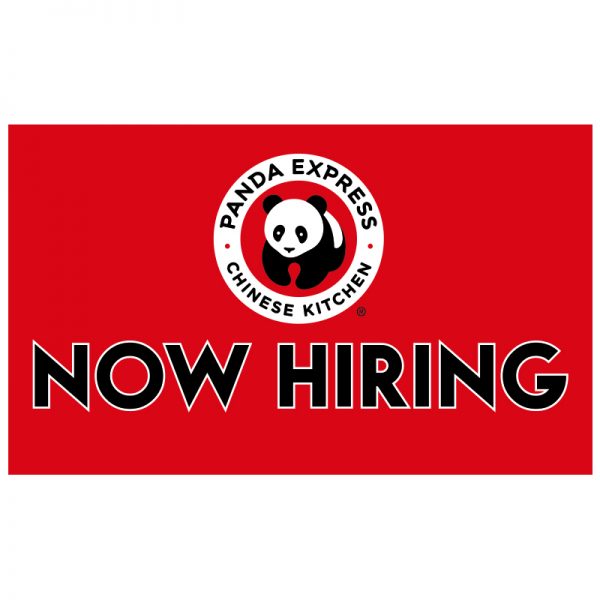 VINYL 3x5 Panda Express Now Hiring