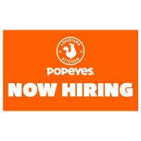 Popeyes Now Hiring Vinyl Banner