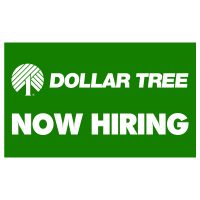 Dollar Tree Now Hiring Vinyl Banner