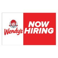 Wendy’s Now Hiring Vinyl Banner